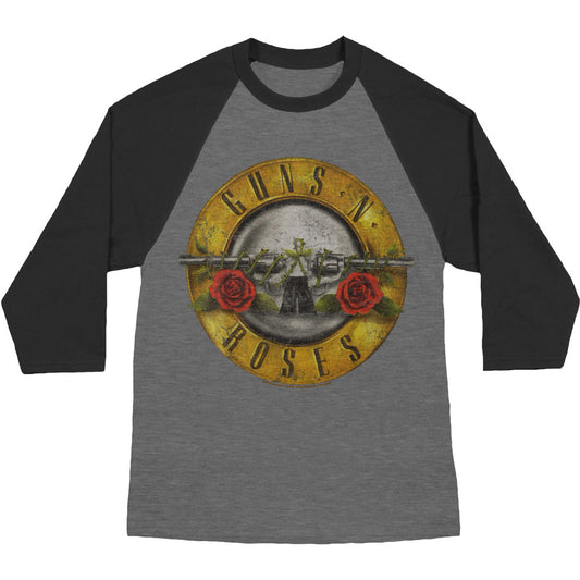 Guns N Roses Bullet Logo Baseball Jersey Front
