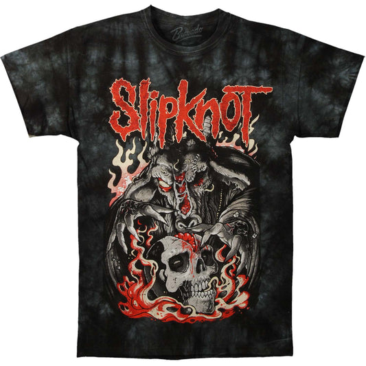 Skull Flames Tie Dye T-shirt