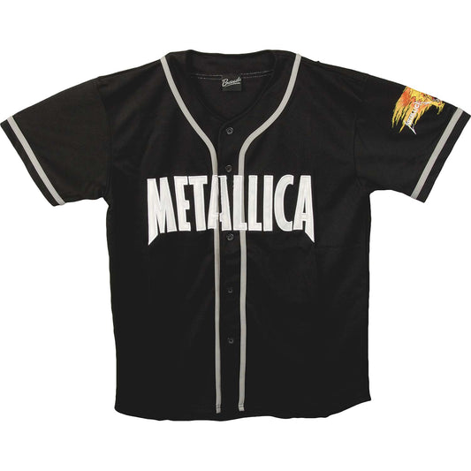 Metallica 81 Authentic Baseball  Jersey Front