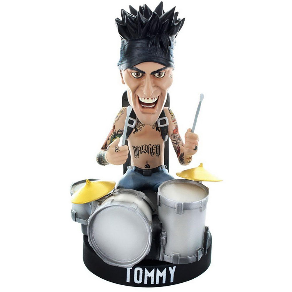 Motley Crue Locoape Tommy Lee No Drum Rig Resin Bobble Head Statue Head Knocker Front