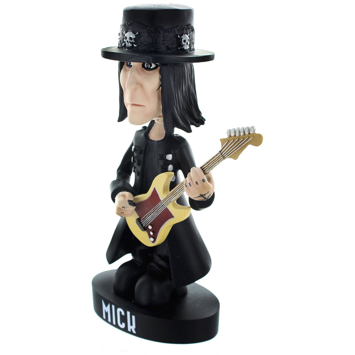 Motley Crue Locoape Mick Mars Resin Bobble Head Statue Head Knocker Back