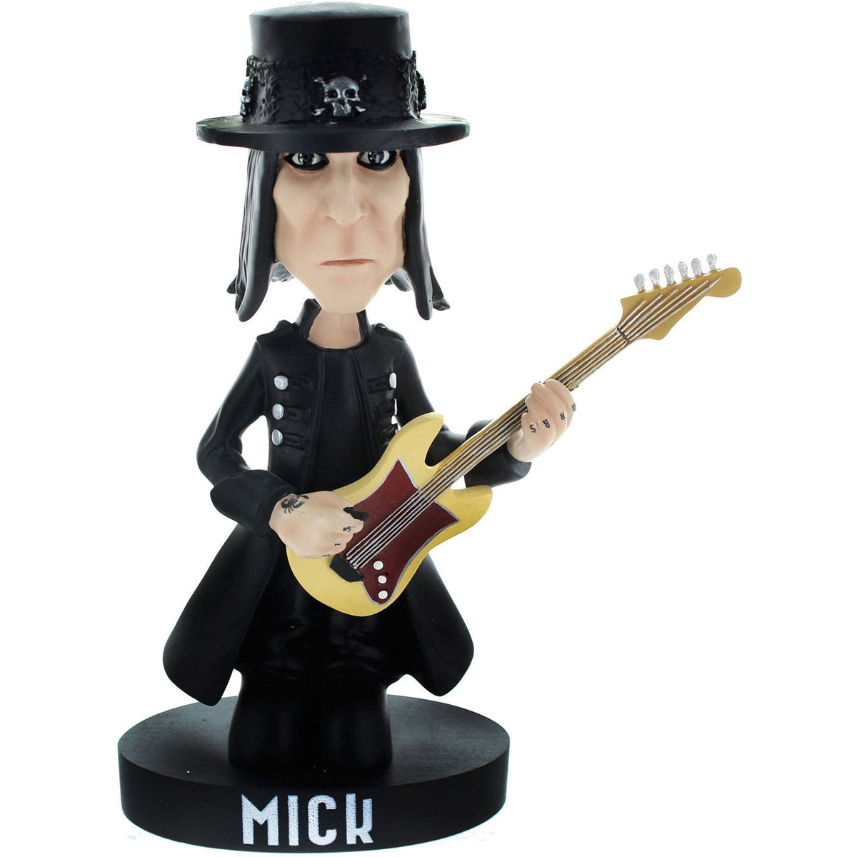 Motley Crue Locoape Mick Mars Resin Bobble Head Statue Head Knocker Front