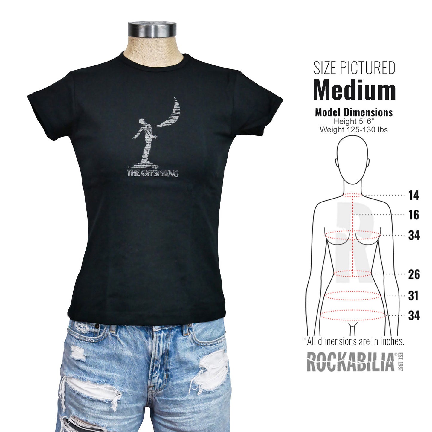 Scribble Mountain Baby Doll Junior Top