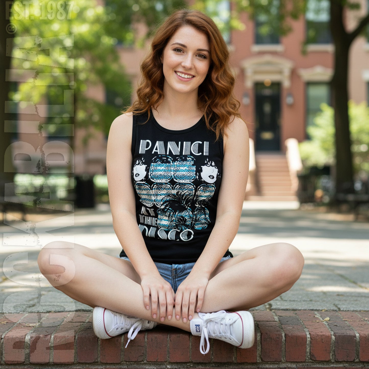 Palms Sleeveless Junior Top