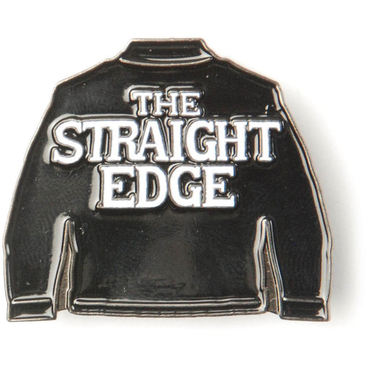 SSD The Straight Edge Pewter Pin Badge