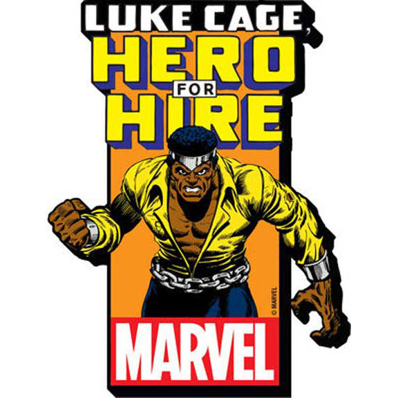 Luke Cage Luke & Logo Magnet