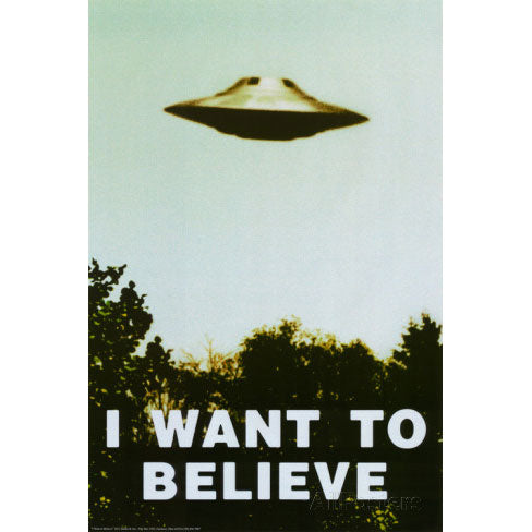 X-Files Believe Domestic Poster