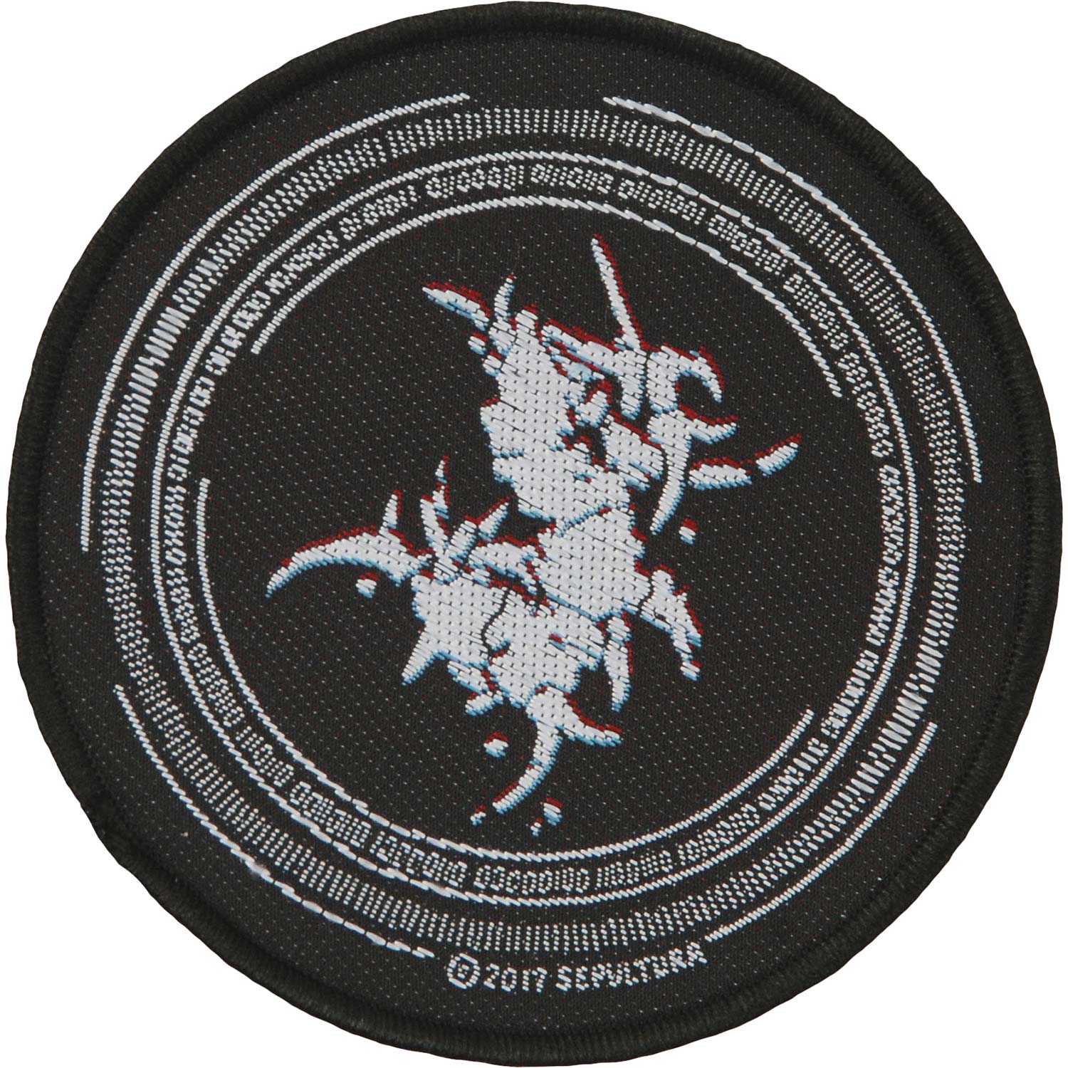 Sepultura Binary Circular Woven Patch