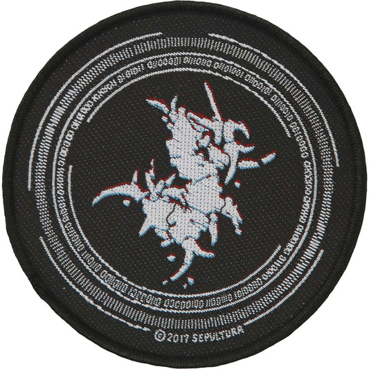 Sepultura Binary Circular Woven Patch