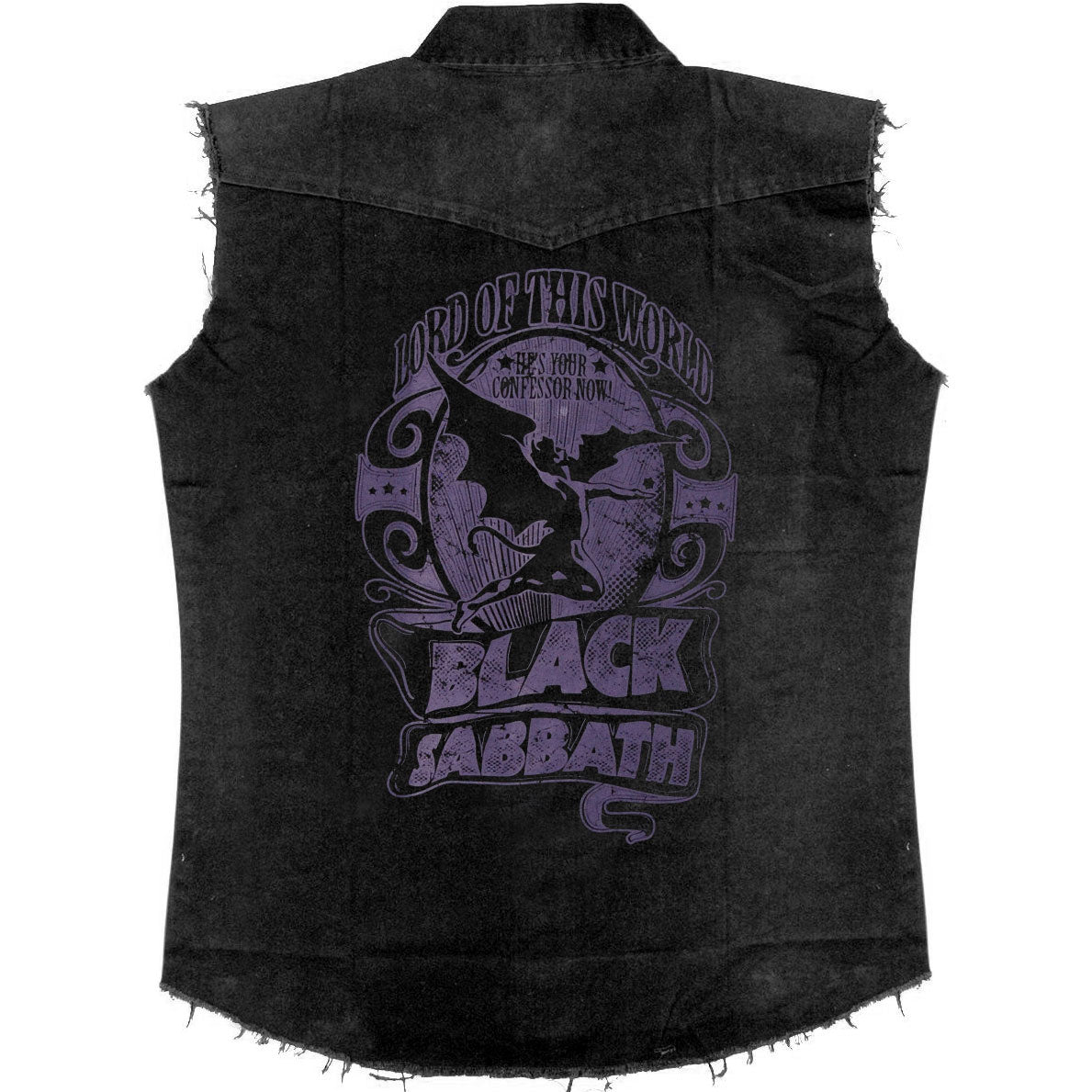 Black Sabbath Lord Of This World Work Shirt Back