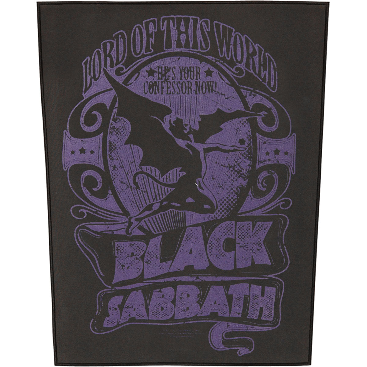 Black Sabbath Lord Of This World Back Patch Front