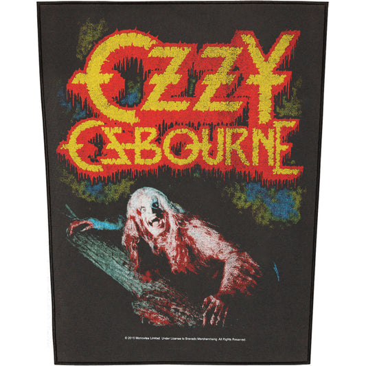 Ozzy Osbourne Bark At The Moon Back Patch Front