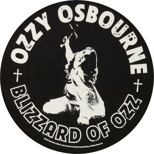 Ozzy Osbourne Blizzard Of Ozz Back Patch Front