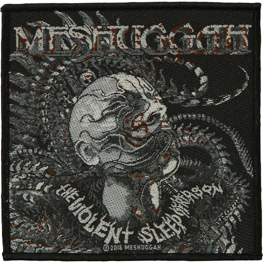 Meshuggah Head Woven Patch