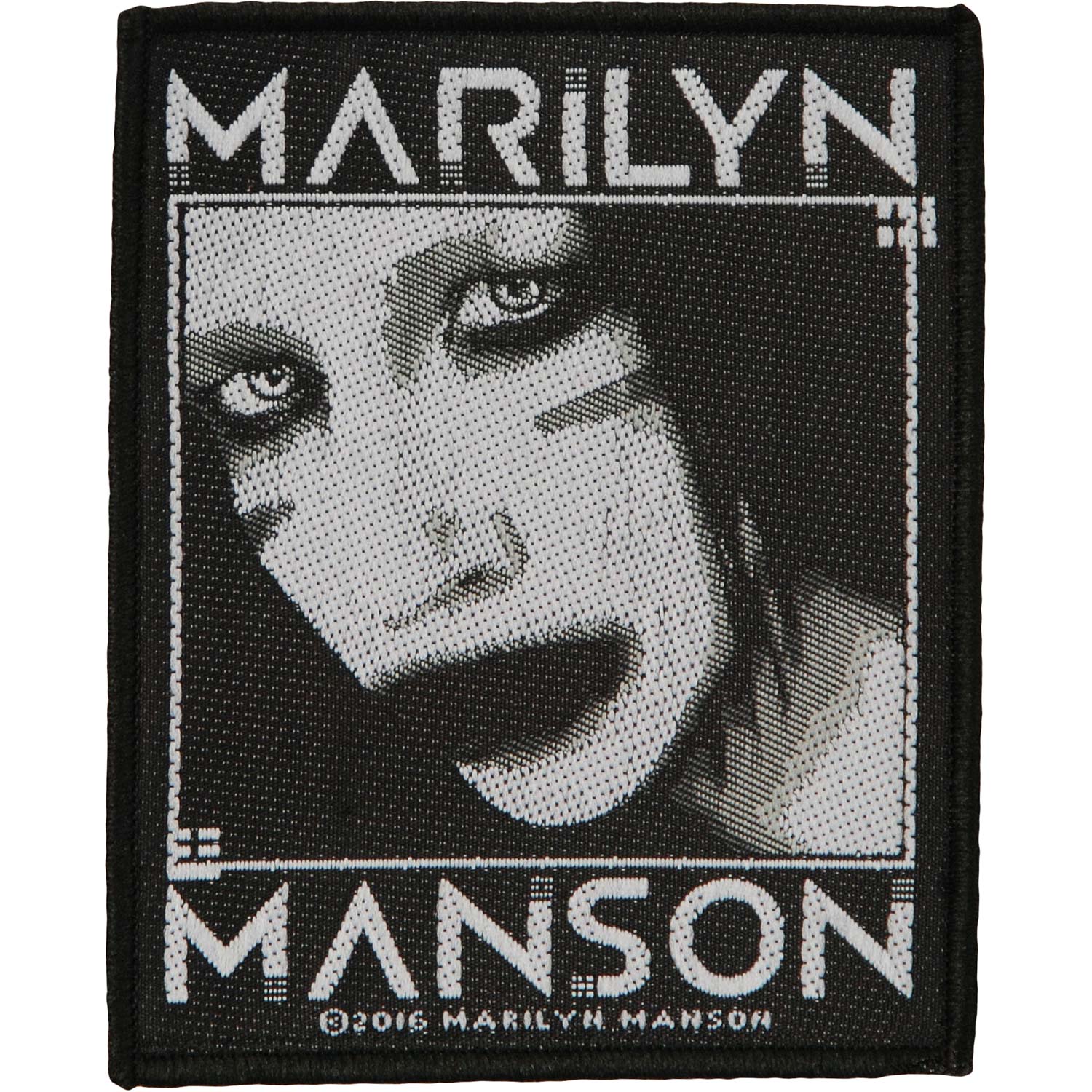 Marilyn Manson Villain Woven Patch