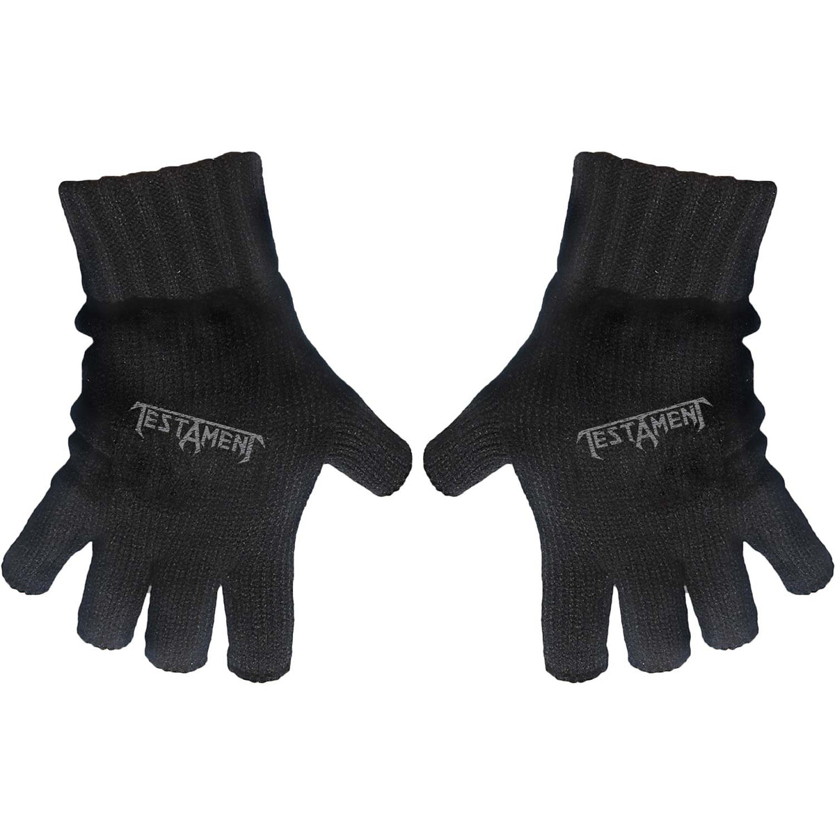 Testament Logo Knit Gloves Front