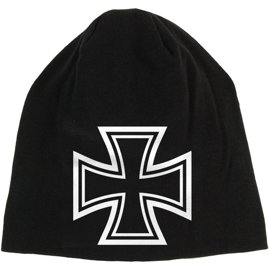 Novelty Iron Cross Beanie