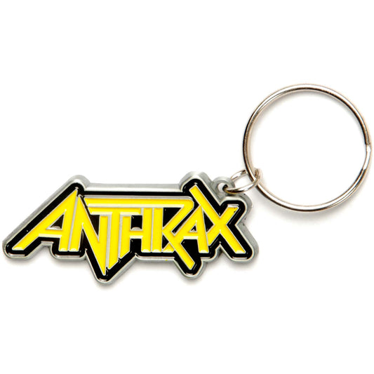 Anthrax Logo Metal Key Chain Front