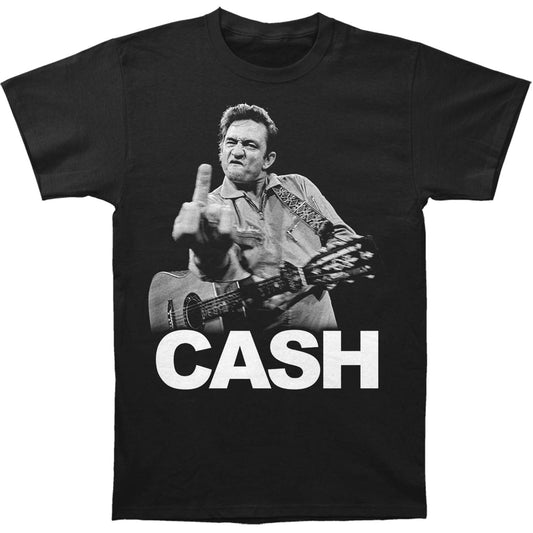 Johnny Cash Finger T-shirt Front