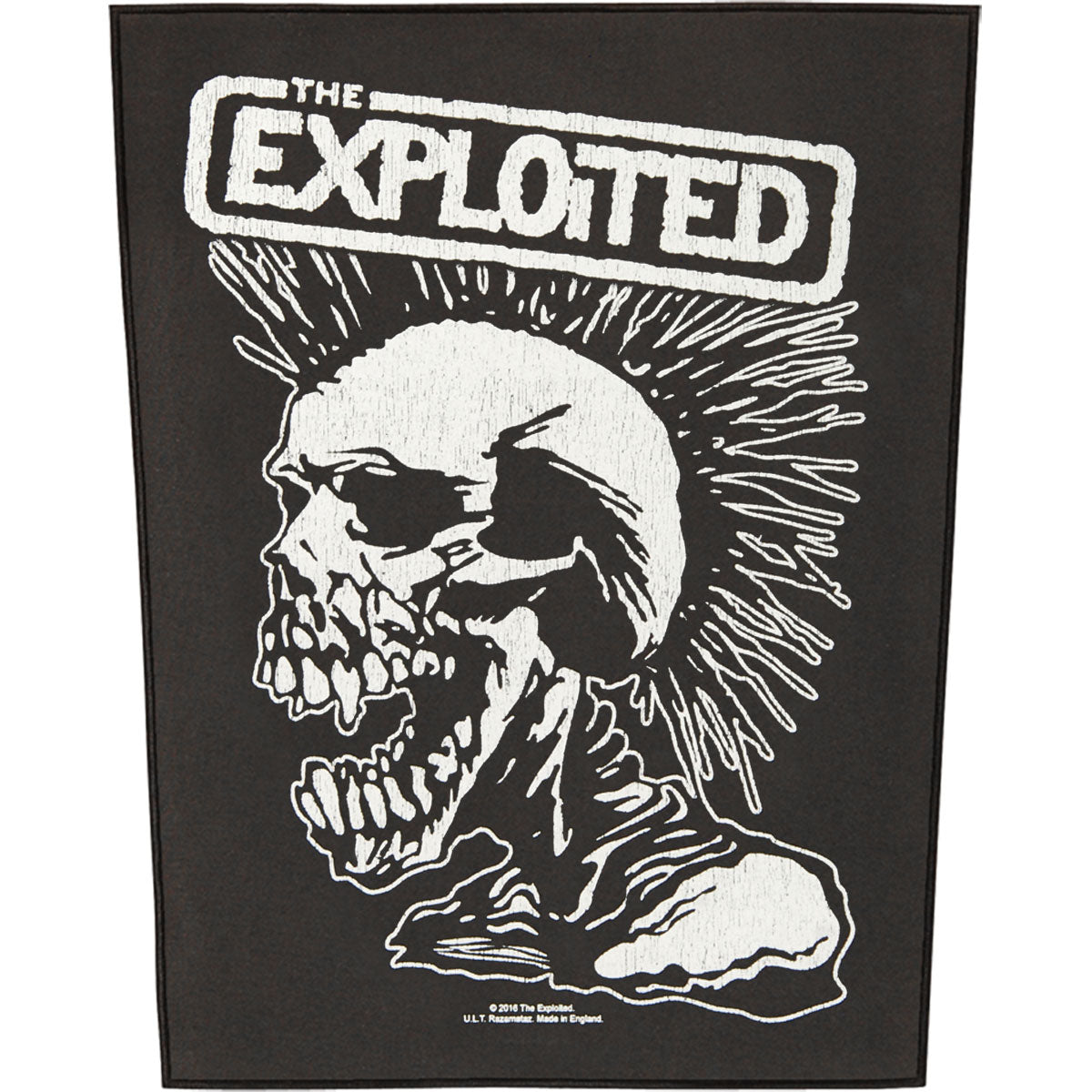 Exploited Vintage Skull Back Patch