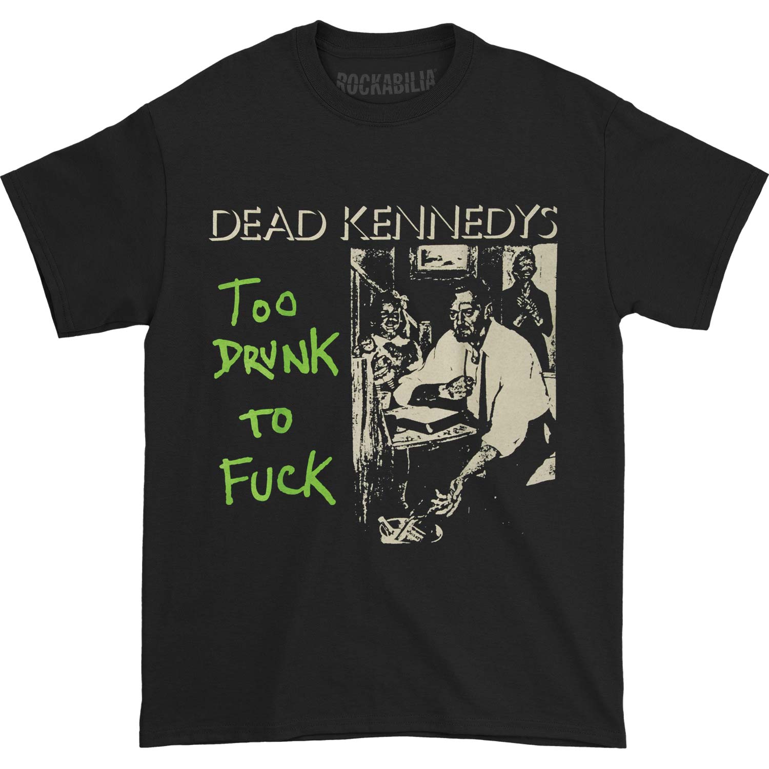 Dead Kennedys Too Drunk To Fuck Album T-shirt