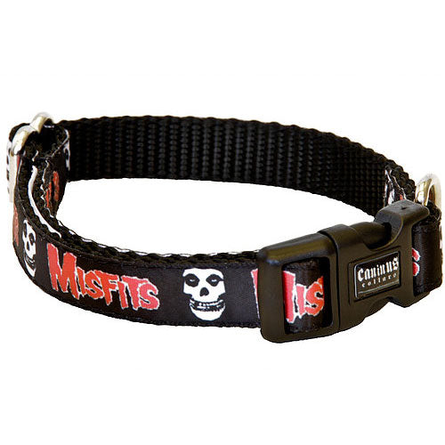Misfits Fiend Skull 5/8 Dog Collar Pet Wear