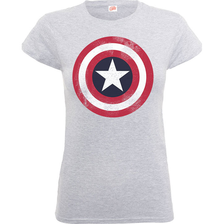 Captain America Distressed Shield Childrens T-shirt