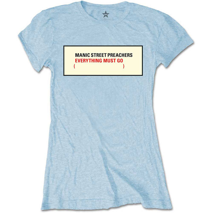 Manic Street Preachers Everything Must Go Junior Top Front