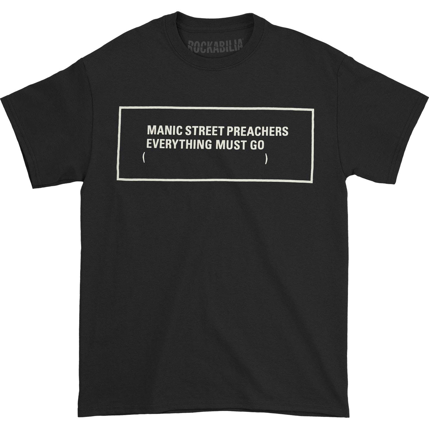 Manic Street Preachers Everything Must Go Monochrome T-shirt Front