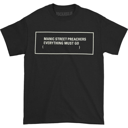 Manic Street Preachers Everything Must Go Monochrome T-shirt Front
