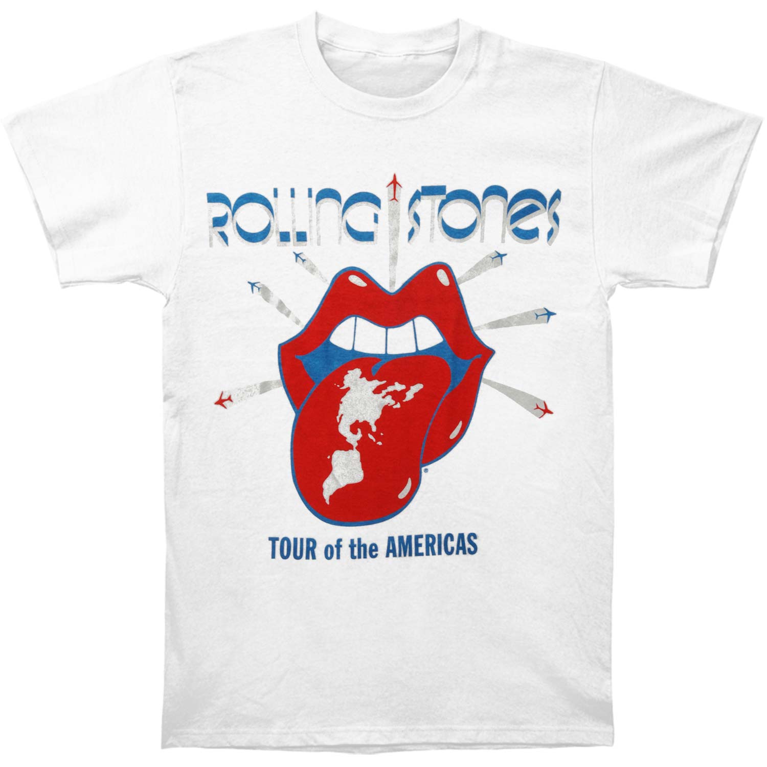 Rolling Stones Tour Of Americas Slim Fit T-shirt Front