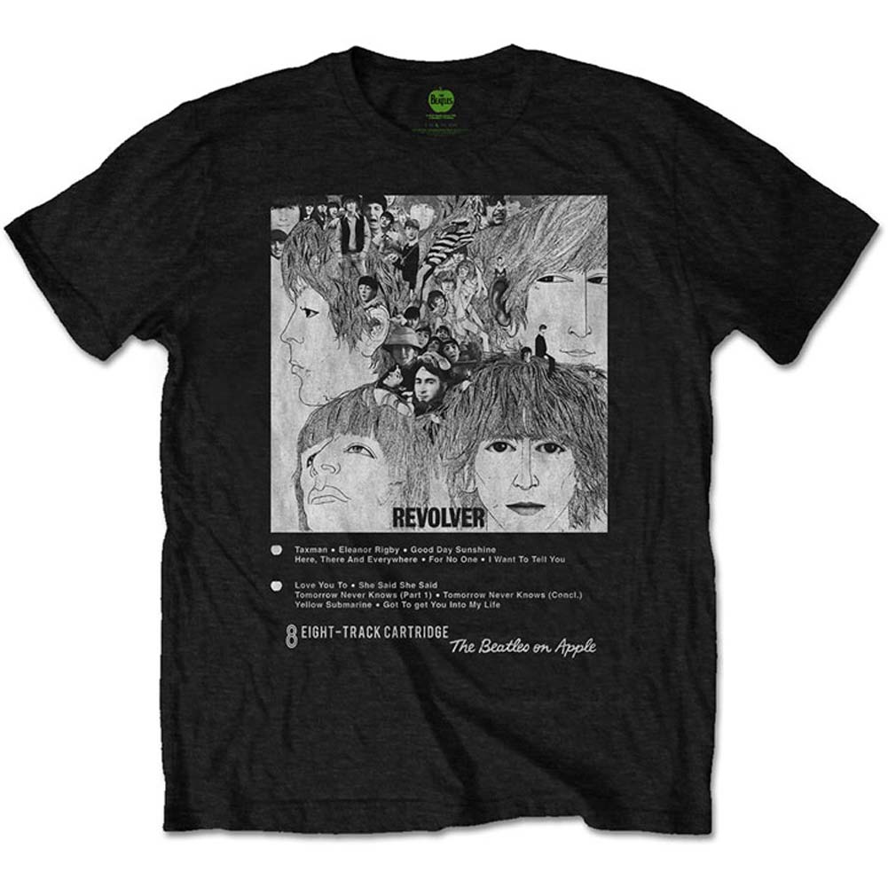 Beatles Revolver 8 Track Slim Fit T-shirt Front