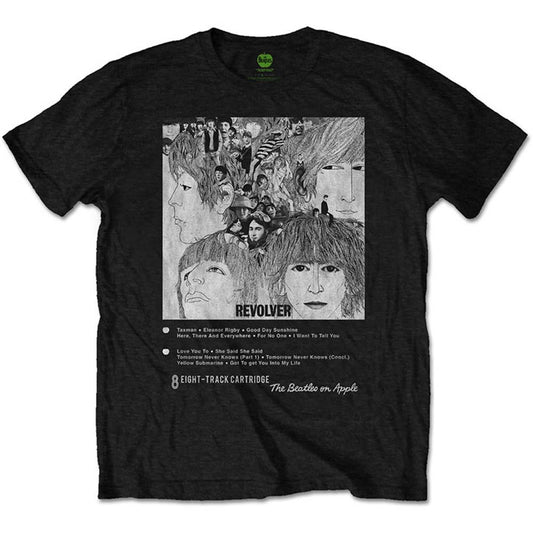Beatles Revolver 8 Track Slim Fit T-shirt Front