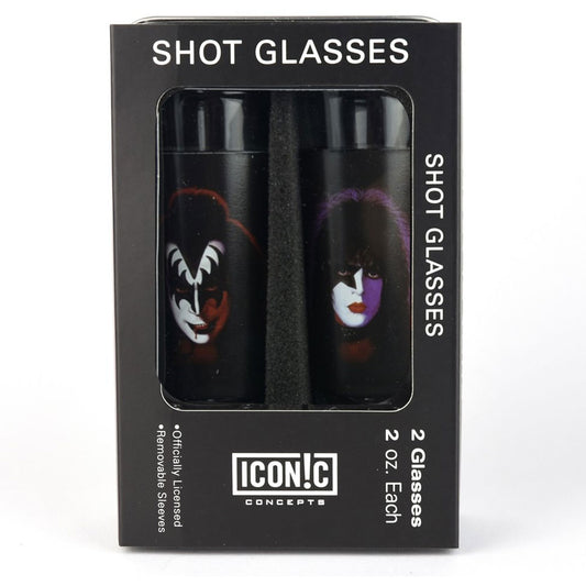 KISS Demon & Star Child Shot Glass Set Front