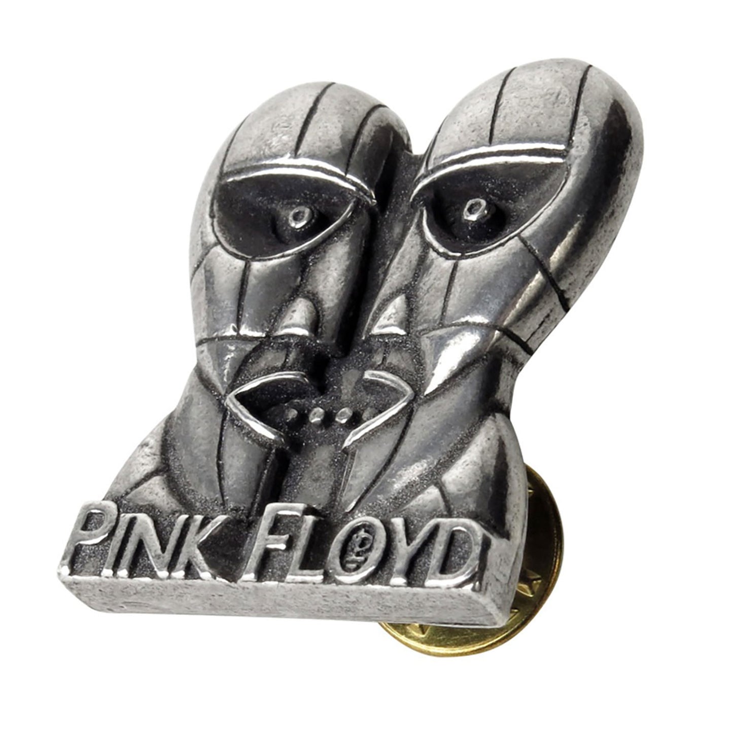 Division Bell Heads Pin Pewter Pin Badge