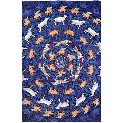 Pink Floyd Animals Tapestry Front