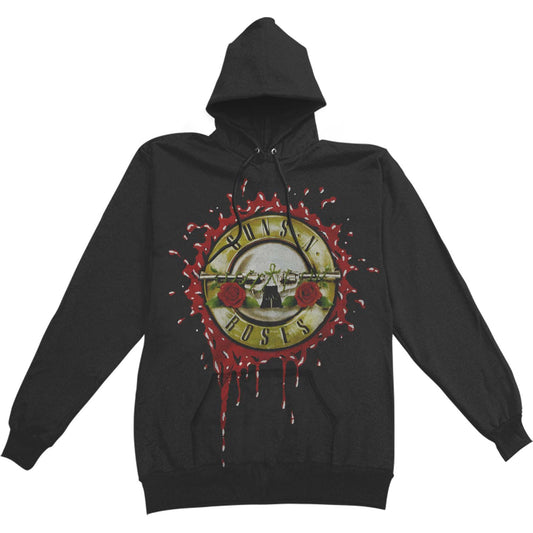 Guns N Roses Bloody Bullet Pullover Hooded Sweatshirt Front