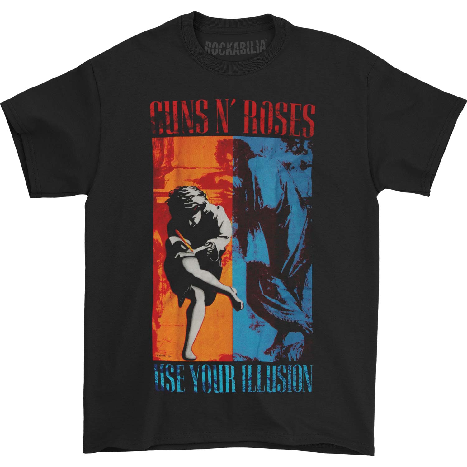 Guns N Roses 1991 Illusion Combo Front T-shirt Front