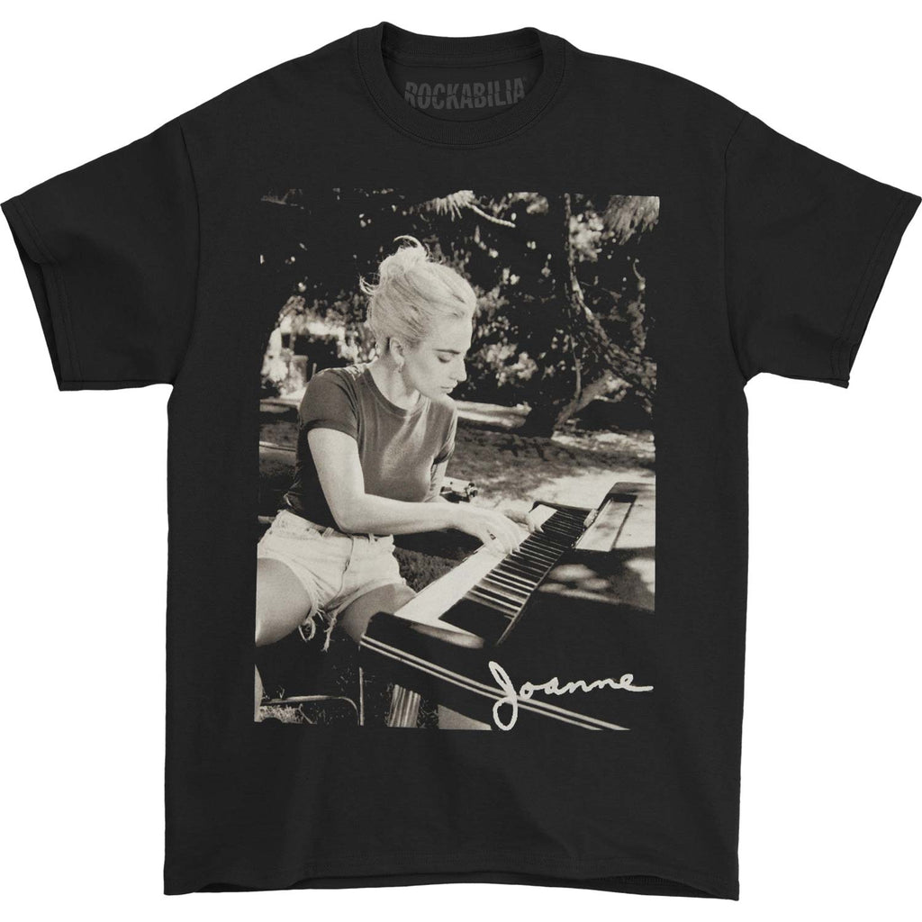 Lady Gaga Joanne Piano Photo Tee T-shirt