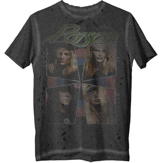 Poison Faces Slim Fit T-shirt Front