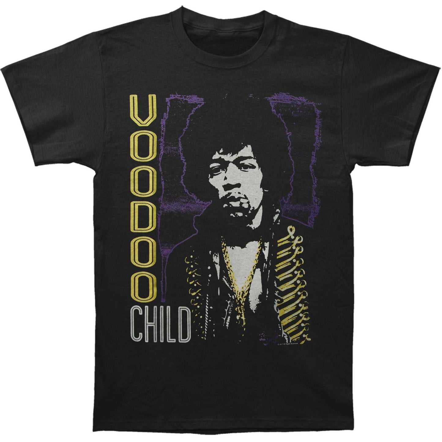 Jimi Hendrix Voodoo Child Slim Fit T-shirt Front