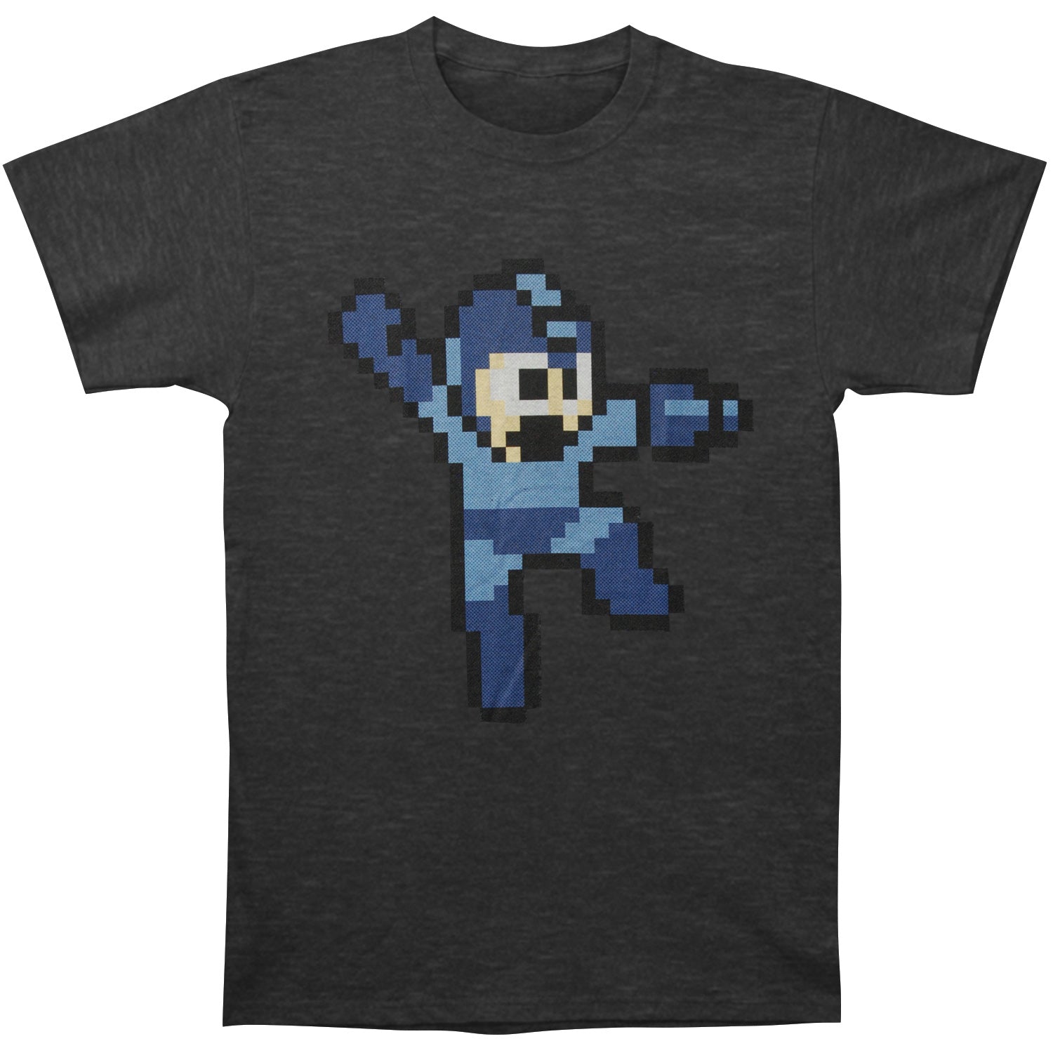 Mega Man 8 Bit Slim Fit T-shirt Front