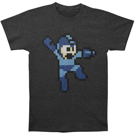 Mega Man 8 Bit Slim Fit T-shirt Front