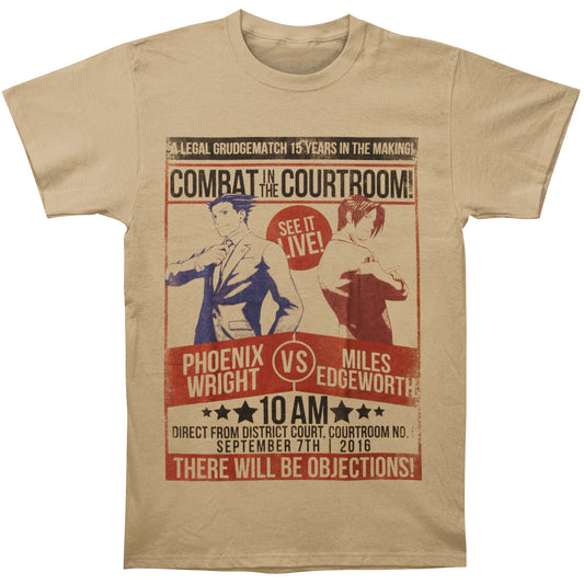 Ace Attorney Fight! Slim Fit T-shirt Front