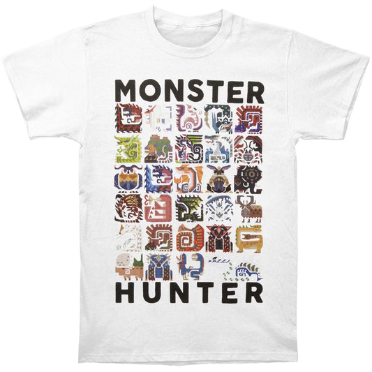 Monster Hunter Collage Slim Fit T-shirt Front