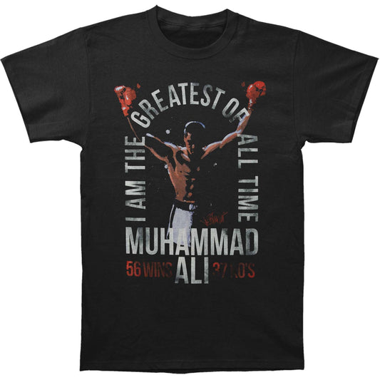 Muhammad Ali Greatest Slim Fit T-shirt Front