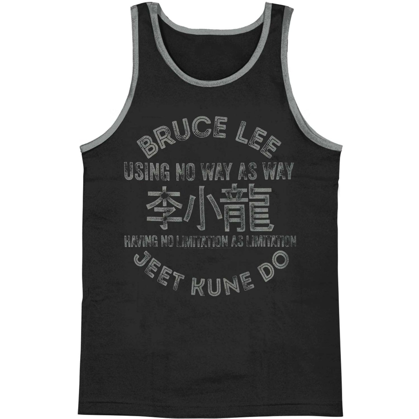 Bruce Lee Way Mens Tank Front