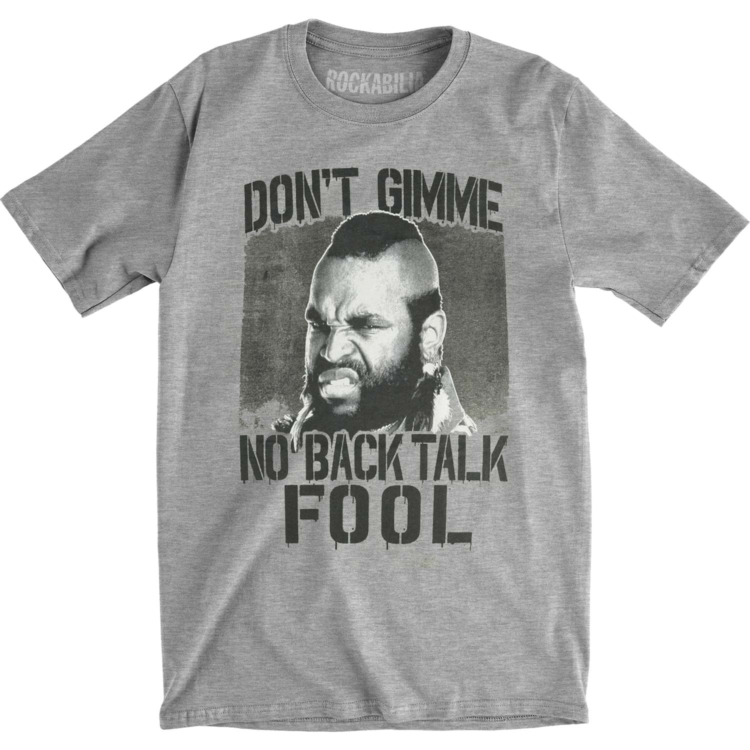 Mr. T Talk Fool Slim Fit T-shirt Front
