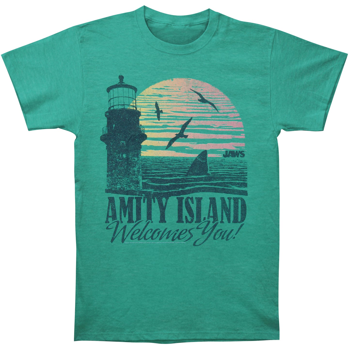Jaws Welcomes You Slim Fit T-shirt Front