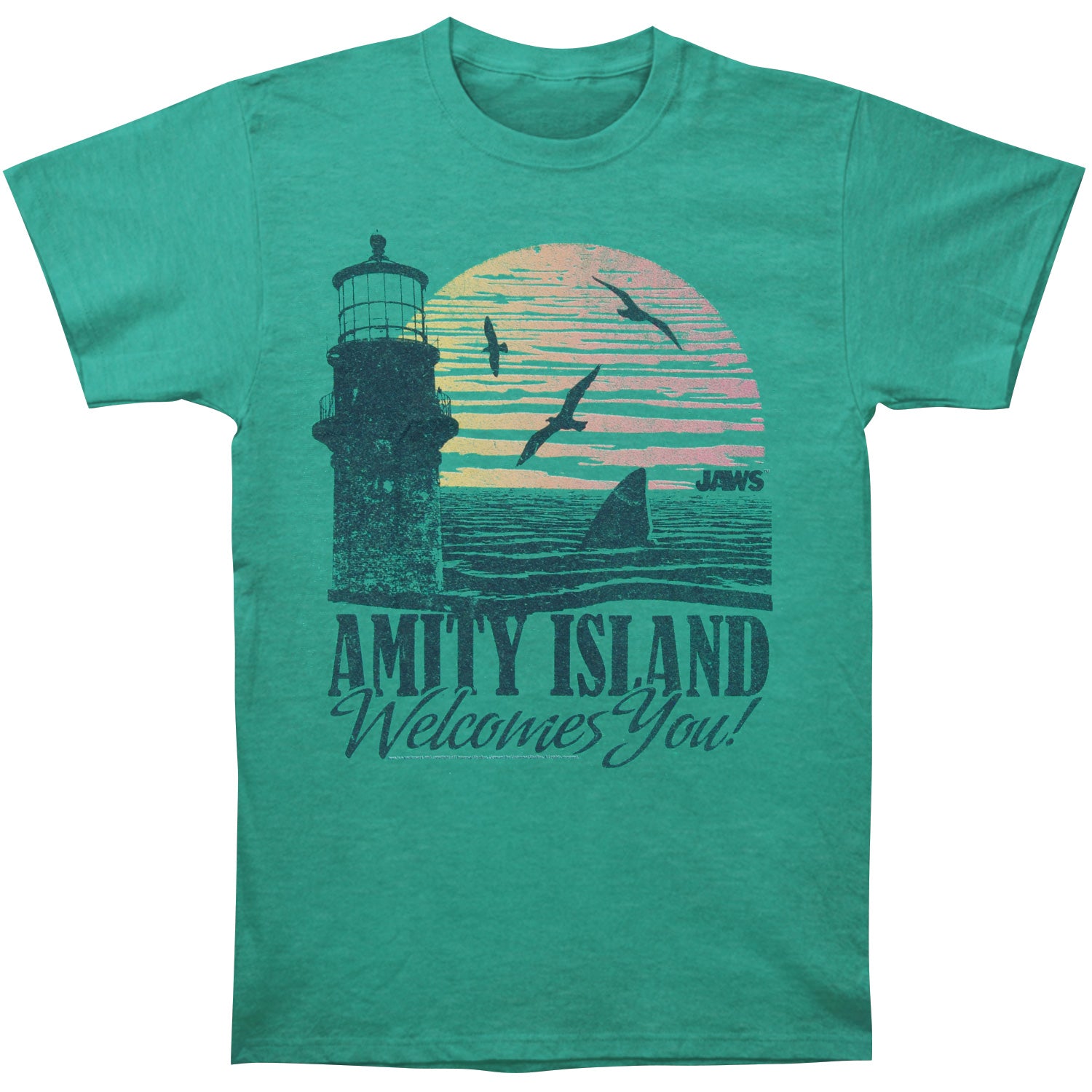 Jaws Welcomes You Slim Fit T-shirt Front